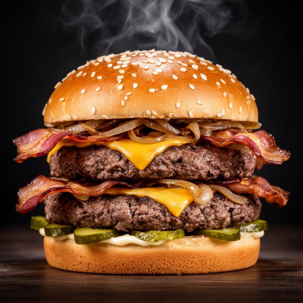 Hambúrguer artesanal delicioso