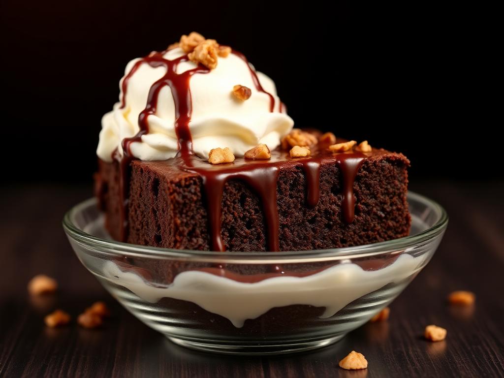 Brownie com Sorvete